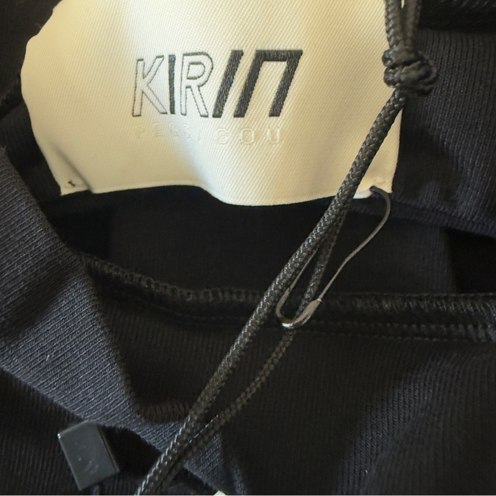 Kirin Open Back Bodysuit NWT Size L Black Long Sleeve - Picture 3 of 6